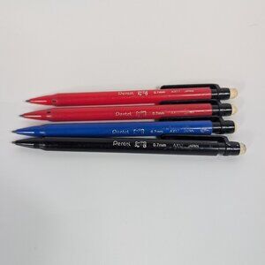 Lot of 4 Vintage Pentel EZ #2 AX 17 Premium Mechanical Pencils 0.7mm JAPAN